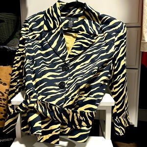 Zebra Peat Coat